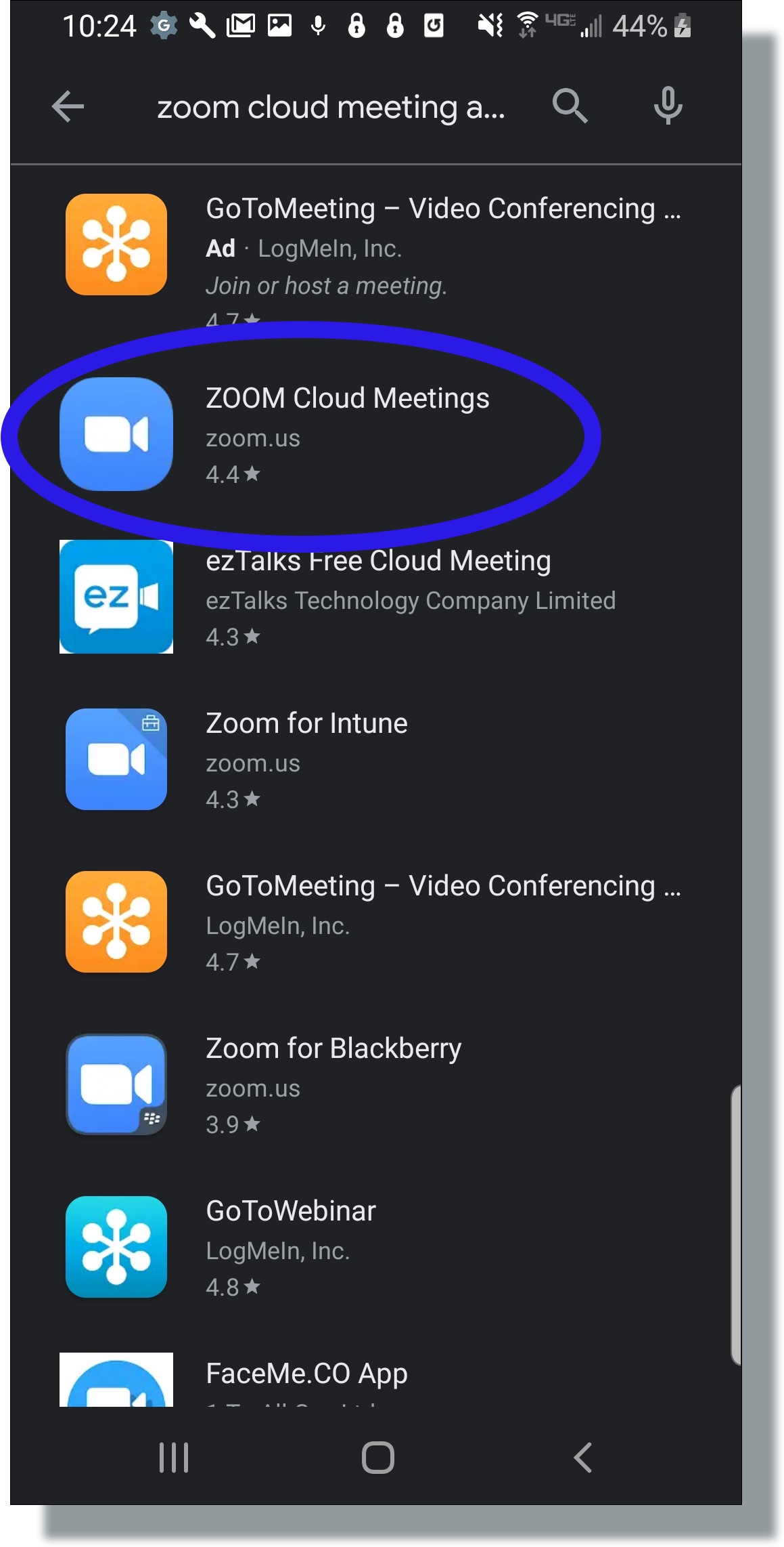 Zoom Android Client