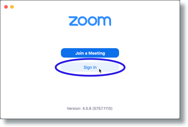 Zoom Mac Client